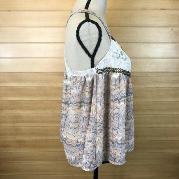 Ecote Urban Outfitters Chiffon Studded Top - Picture 4 of 8